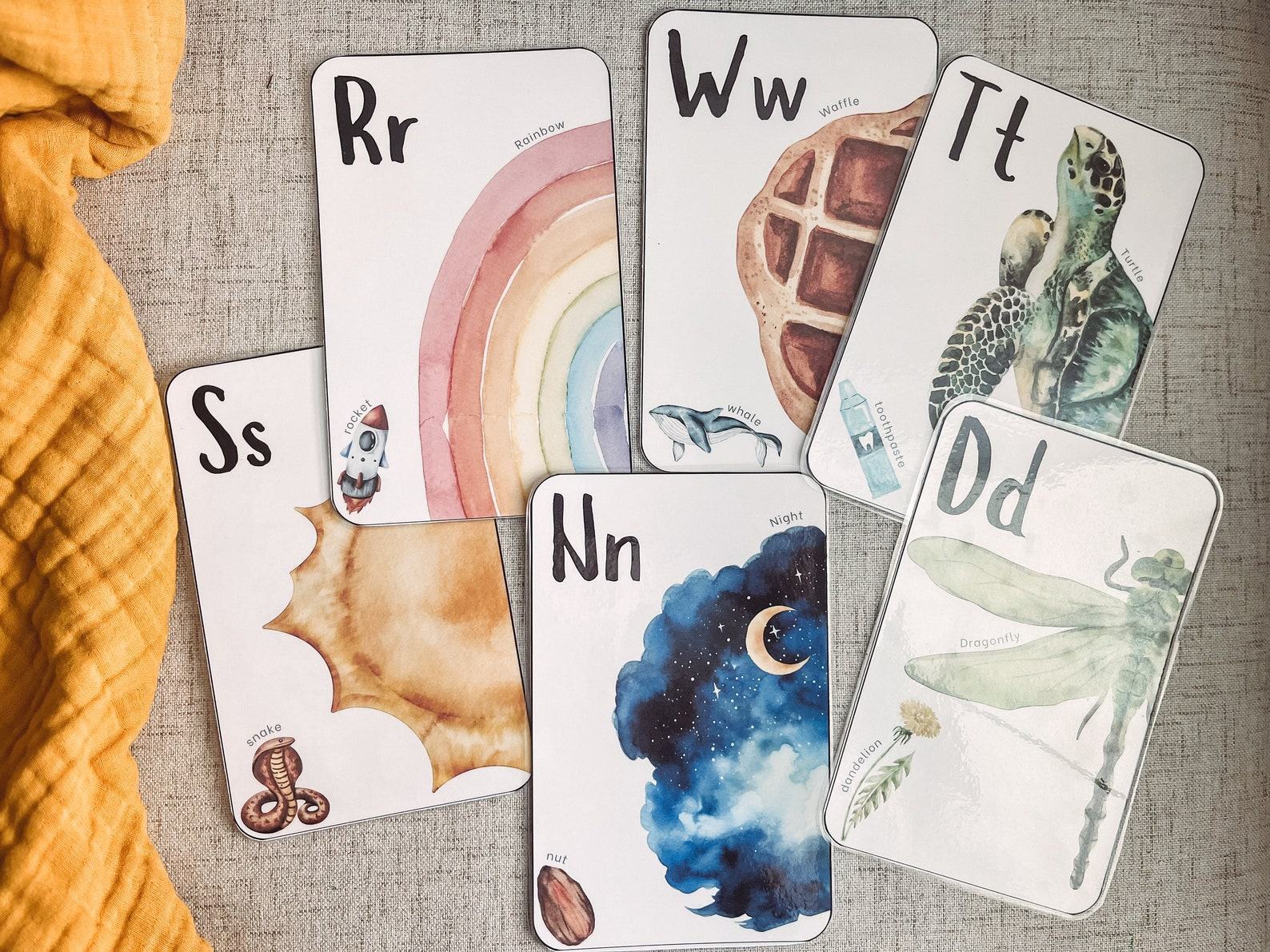 Jumbo Alphabet Double-Sided Flashcards Empowering Preschoolers and Homeschoolers with Writing Practice and Literacy Skills - Image 6