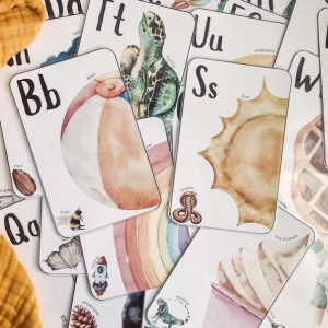 Jumbo Alphabet Double-Sided Flashcards Empowering Preschoolers and Homeschoolers with Writing Practice and Literacy Skills