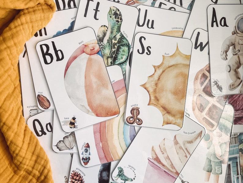 Jumbo Alphabet Double-Sided Flashcards Empowering Preschoolers and Homeschoolers with Writing Practice and Literacy Skills