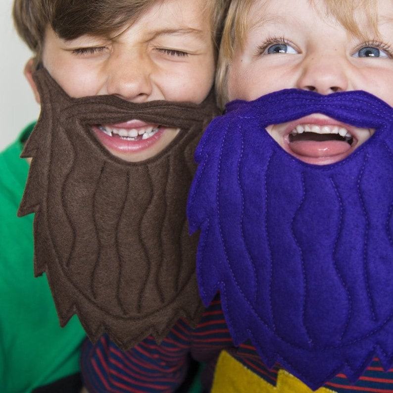 Kids’ Felt Beard Mask The Ultimate Dress-Up Accessory for Kings, Jesters, and More!