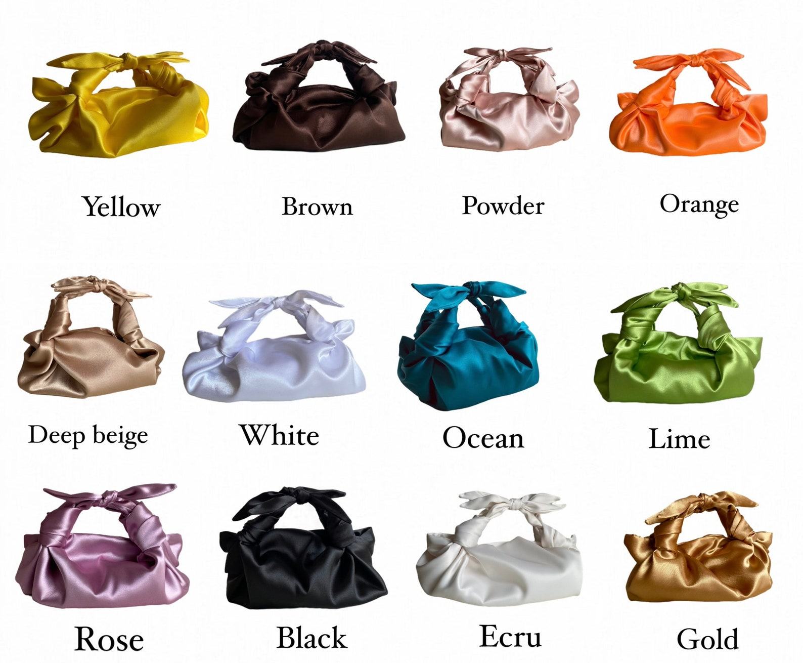Knotted Satin Bag A Versatile Accessory for Every Occasion - Image 6