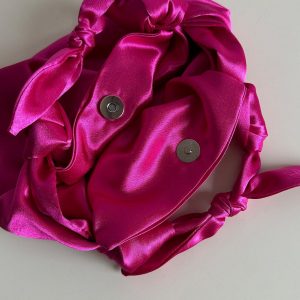 Knotted Satin Evening Bag A Symphony of Colors for Every Occasion