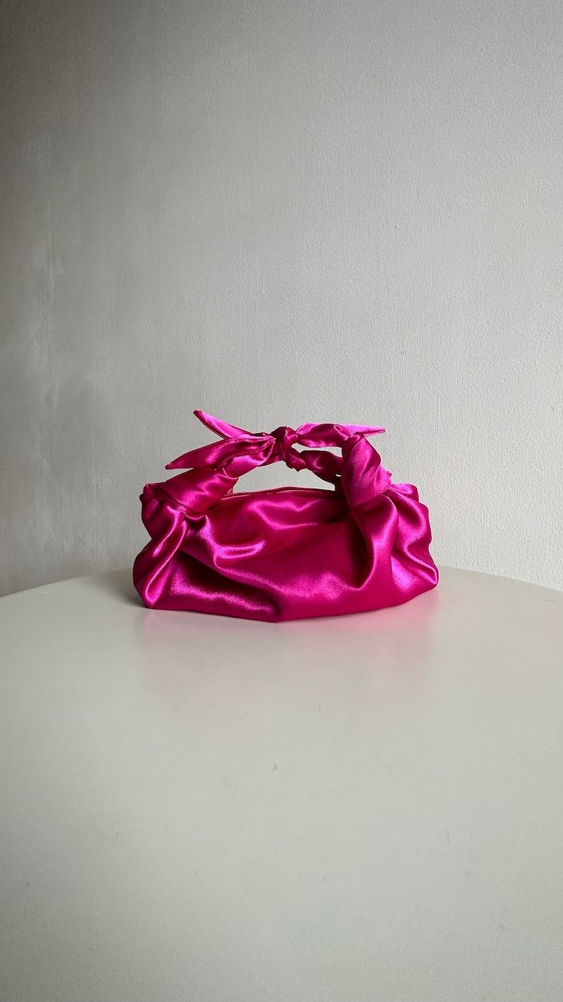 Knotted Satin Evening Bag A Symphony of Colors for Every Occasion