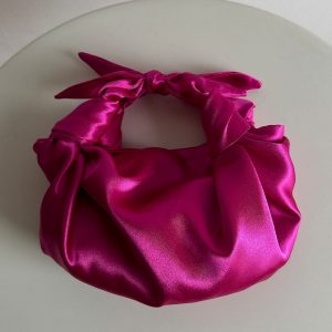 Knotted Satin Evening Bag A Symphony of Colors for Every Occasion