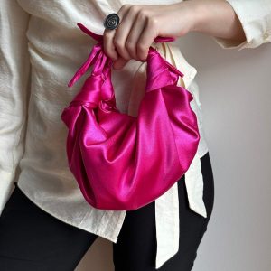 Knotted Satin Evening Bag A Symphony of Colors for Every Occasion