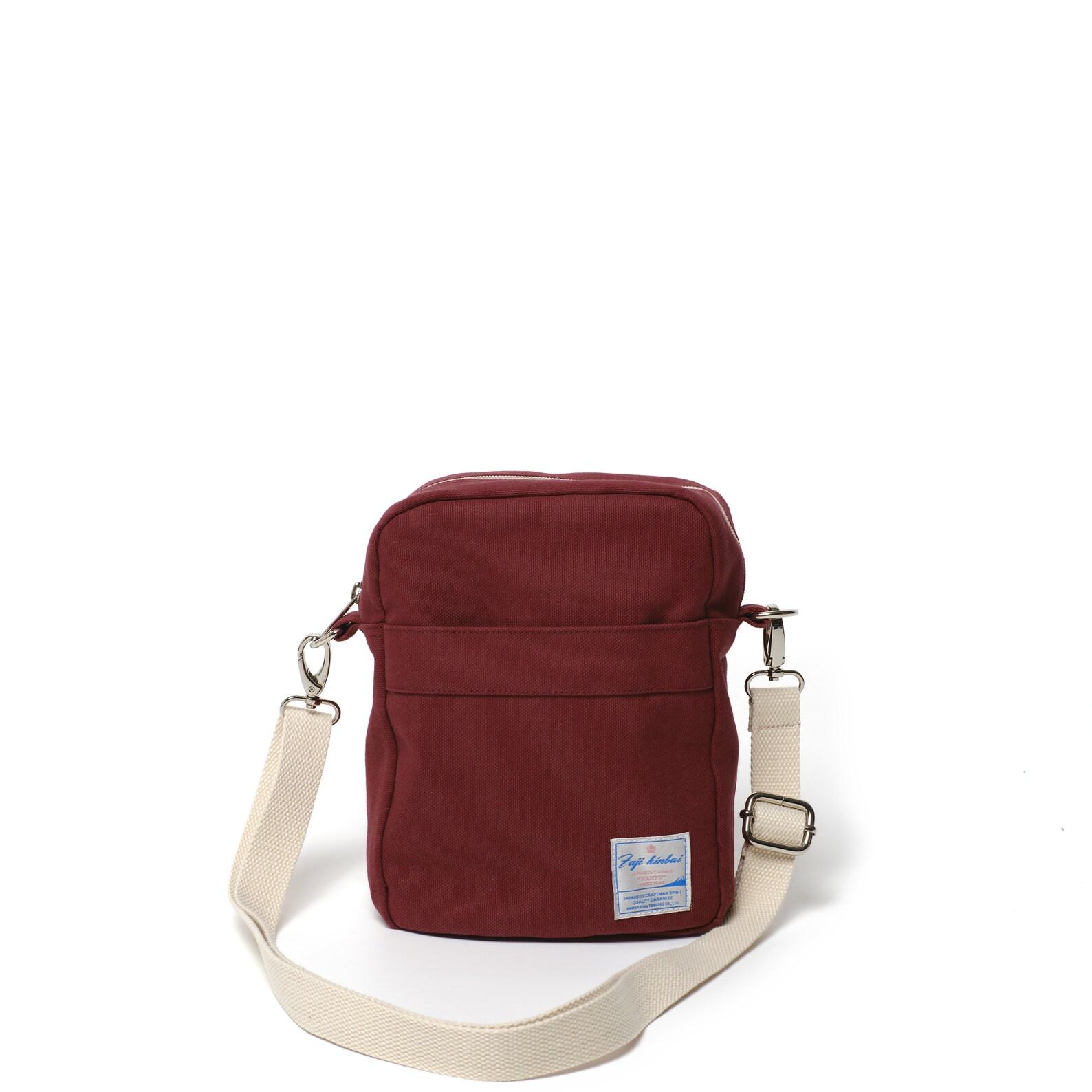 Koala 208 Rose Red Mini Canvas Crossbody Travel Bag for Unisex