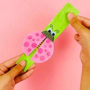 Ladybug Craft Printable Paper Ladybug for Kids’ Art and Preschool Activities