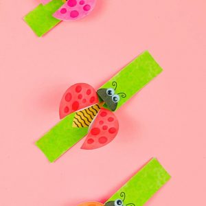 Ladybug Craft Printable Paper Ladybug for Kids’ Art and Preschool Activities