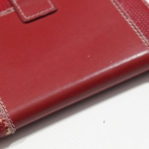 Lancel 90s Distressed Leather Wallet Embrace Vintage Chic with Timeless Style