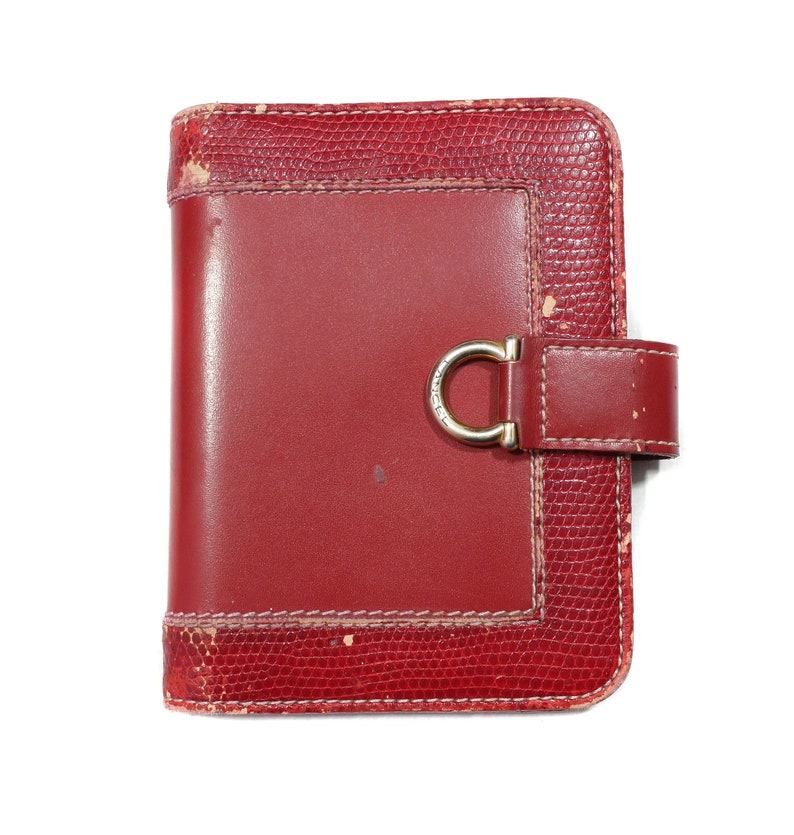 Lancel 90s Distressed Leather Wallet Embrace Vintage Chic with Timeless Style