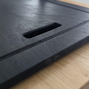 Large Black Hardwood Sink Cover Cutting Board – Modern Kitchen Decor & Present
