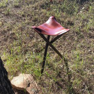 LEGS NOT INCLUDED! Premium Leather Camp Stool for Bushcraft Adventures