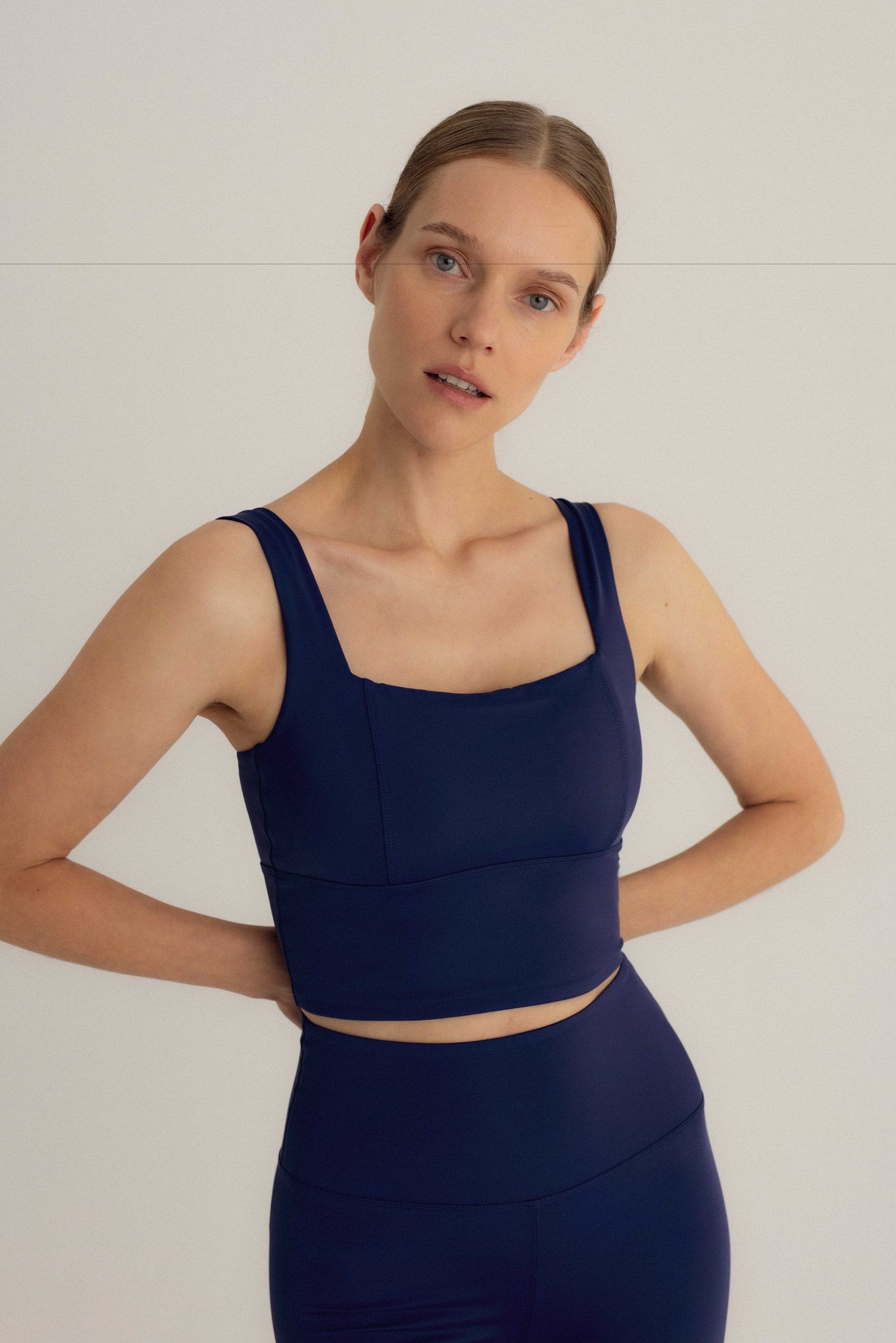 Light Blue Yoga Bra Sustainable, Supportive, and Stylish for Your Active Lifestyle - Image 6