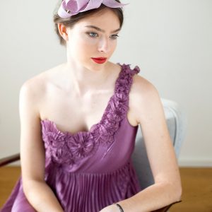 Lilac Fascinator A Touch of Elegance for Wedding Guests