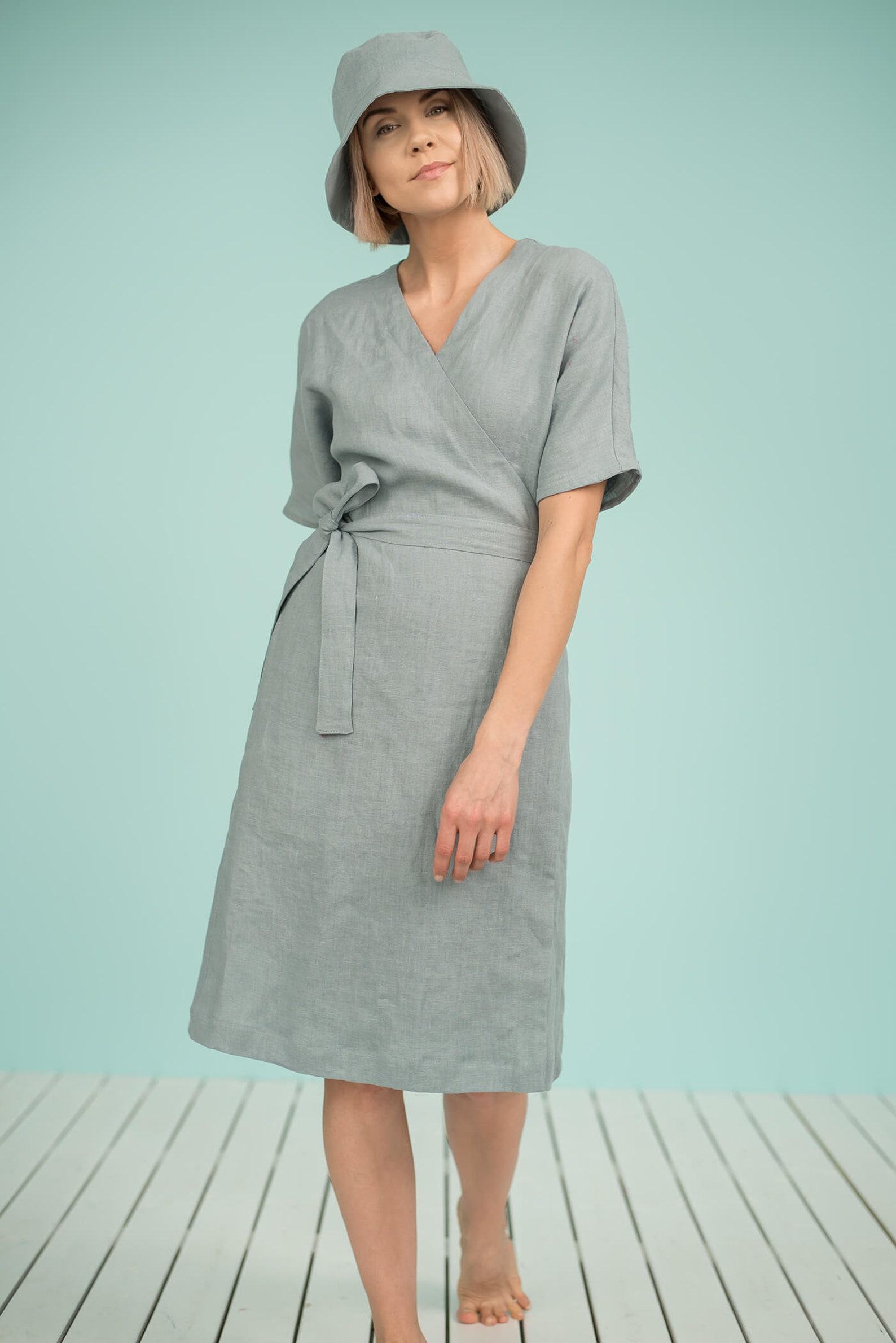 Linen Bucket Hat Your Summer Essential in 25 Vibrant Hues - Image 4