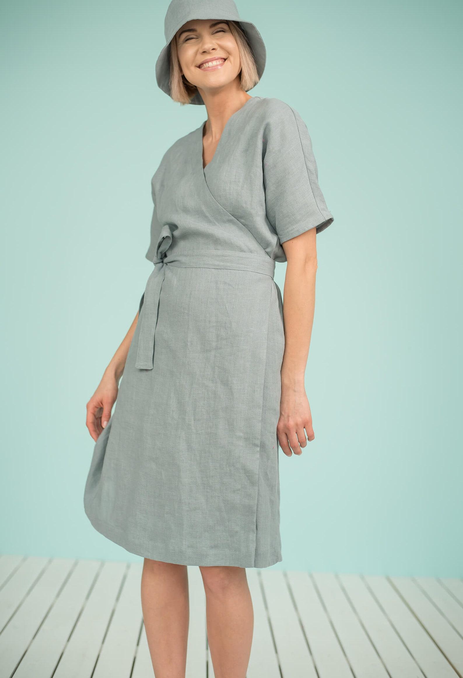 Linen Bucket Hat Your Summer Essential in 25 Vibrant Hues - Image 5