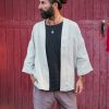 Linen Kimono Jacket for Men The Interesting  Item for Comfort and Style