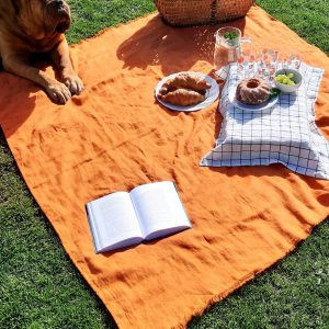 Linen Luxe The Ultimate Picnic Blanket for Unforgettable Outdoor Gatherings