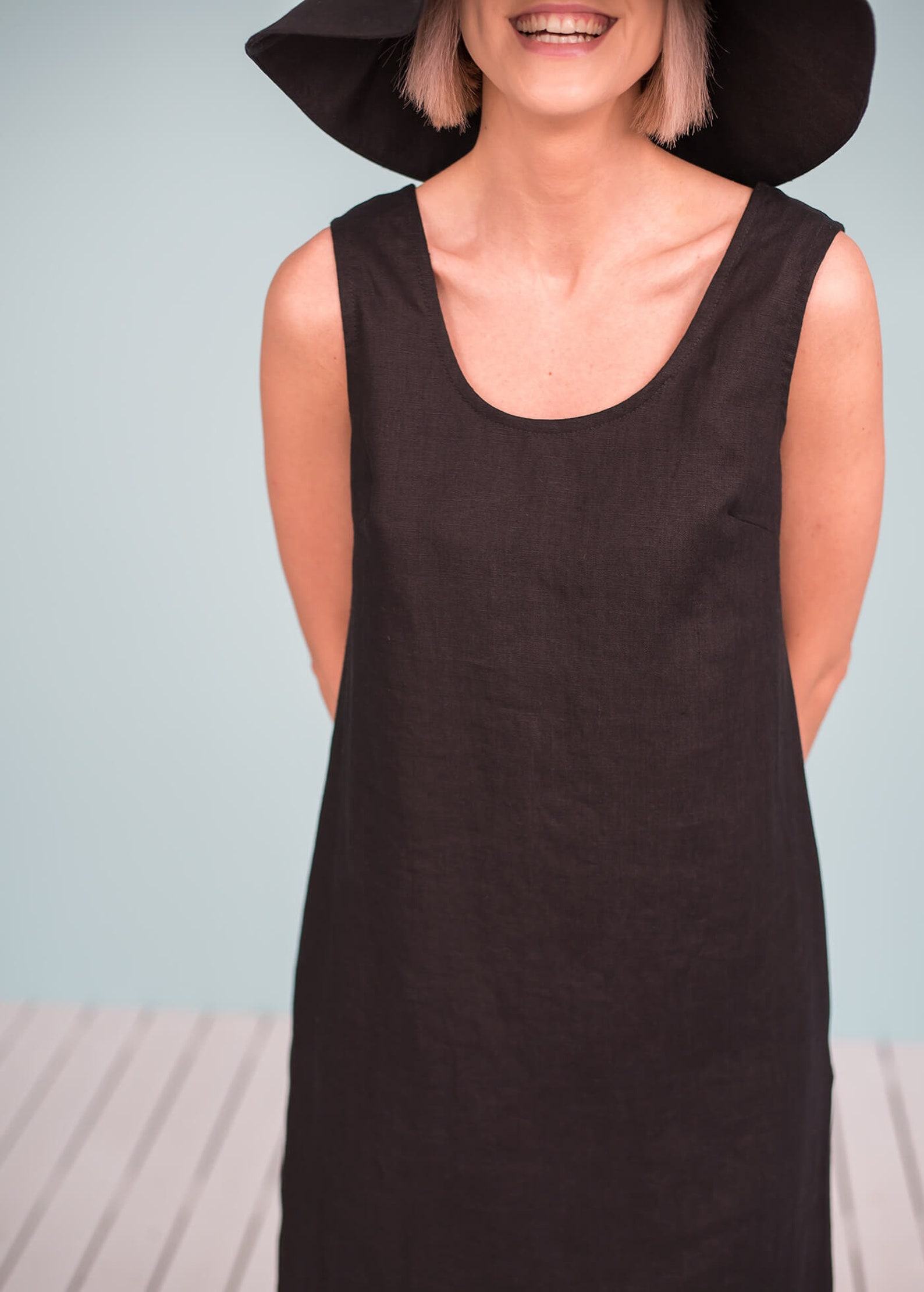 Linen Summer Hat Your Perfect Beach Companion in a Rainbow of Colors - Image 4