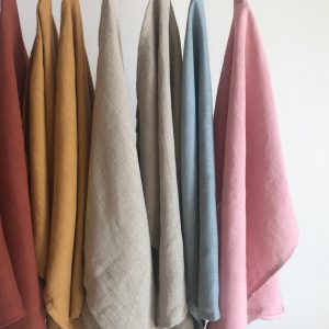 Linen Tea Towels Soft, Stonewashed Kitchen Towels in Vibrant Hues