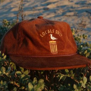 Locals Only Premium 5-Panel Brown Corduroy Hat for the True City Dwellers