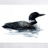 Loon Art Print Tranquil Watercolor Serenity for Coastal and Lakehouse Ambiance
