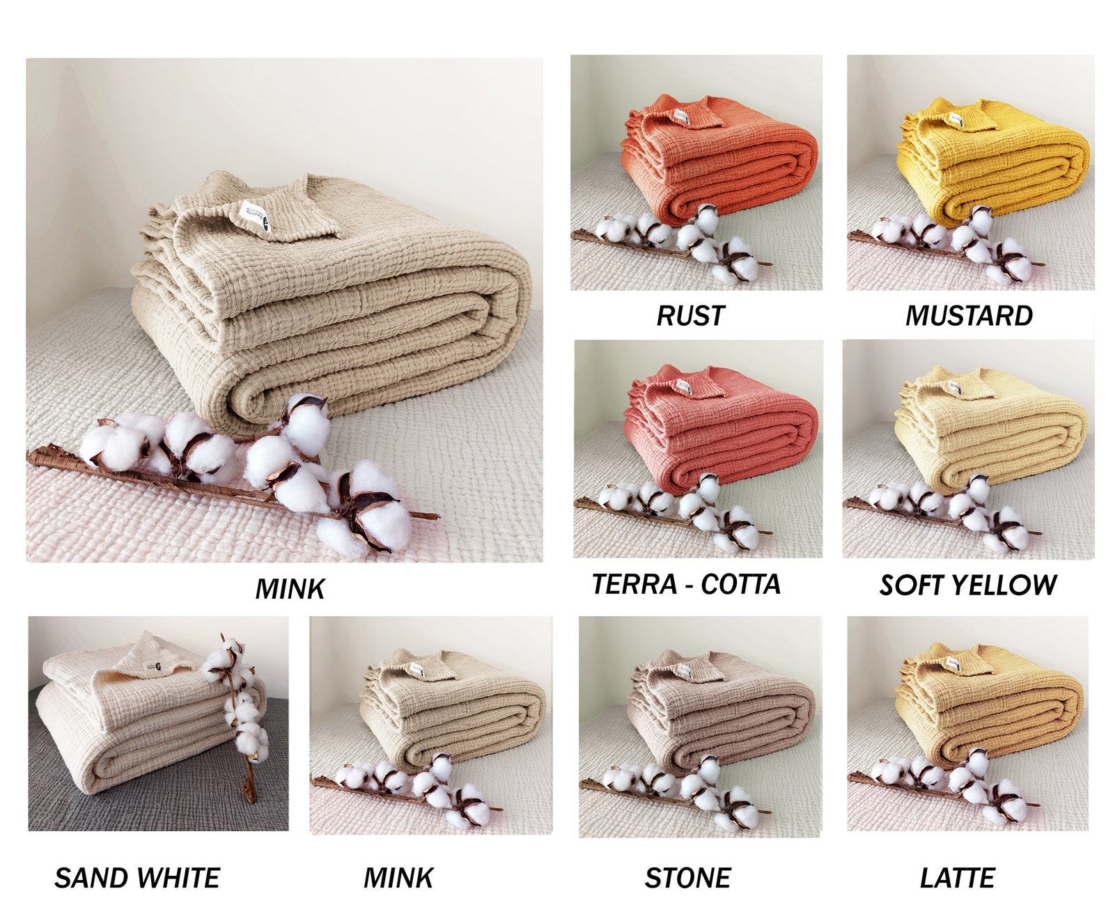 Luxurious Burgundy Cotton Gauze Throw Comfort and Style for All Seasons - Image 5