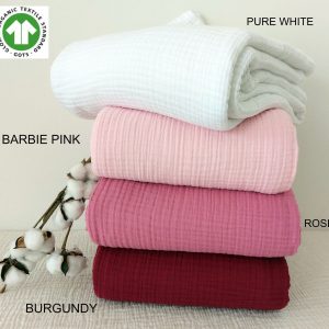 Luxurious Burgundy Cotton Gauze Throw Comfort and Style for All Seasons