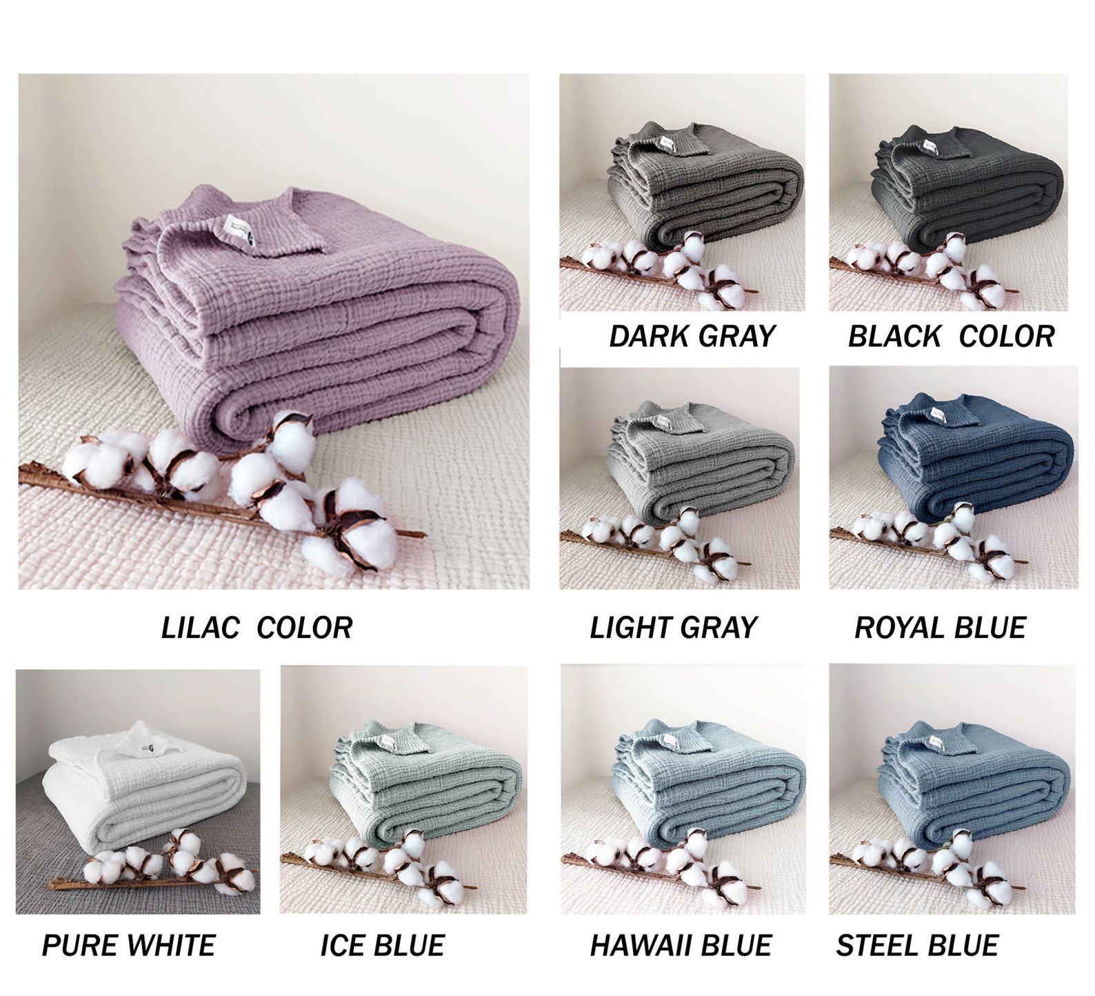 Luxurious Burgundy Cotton Gauze Throw Comfort and Style for All Seasons - Image 6