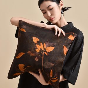 Luxurious Customizable 95% Mulberry Silk Pillow Covers Naturally Dyed, Made to Order