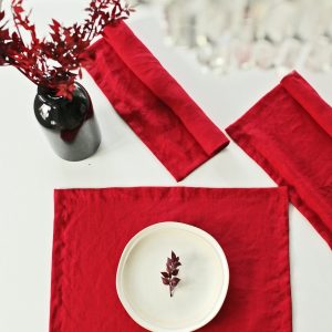 Luxurious Double-Layer Linen Placemats Elevate Your Dining Experience
