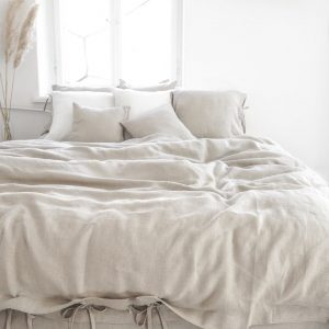 Luxurious Eco-Linen Duvet Cover Customize Your Comfort, King to Queen