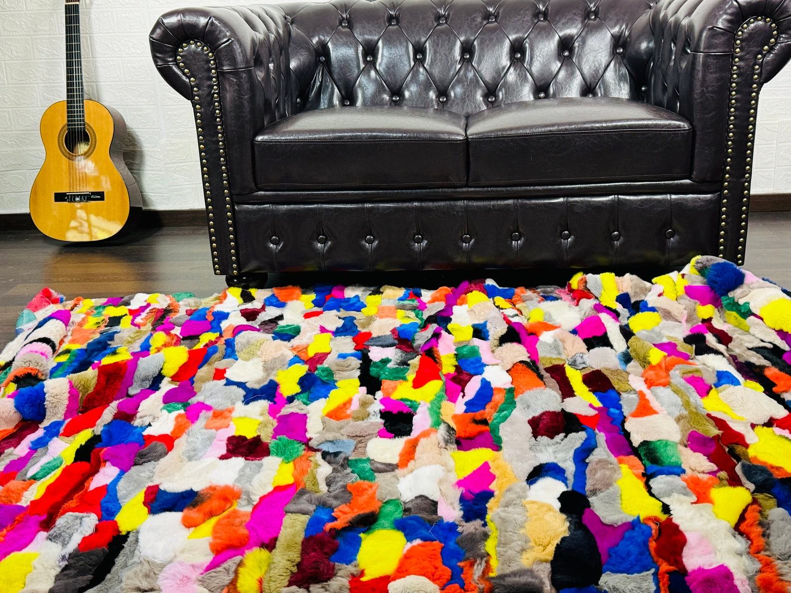 Luxurious Handcrafted REX RABBIT Fur Blanket Ethically Sourced, Warm, and Personalized - Image 5