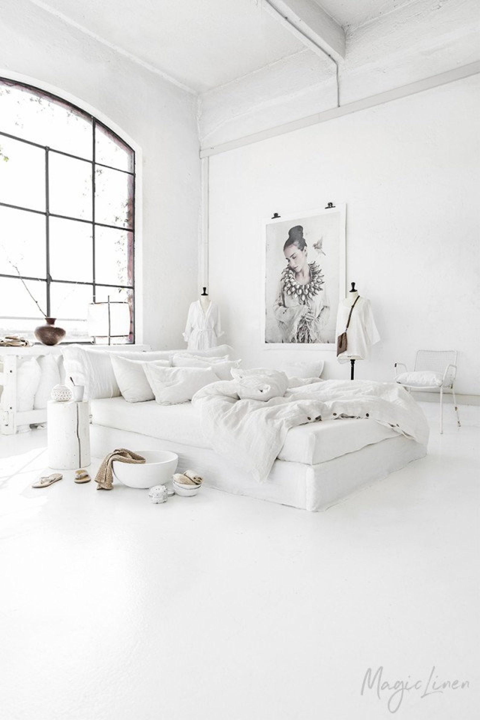 Luxurious Linen Bedding Set Indulge in the Comfort of Stone-Washed Linen - Image 3