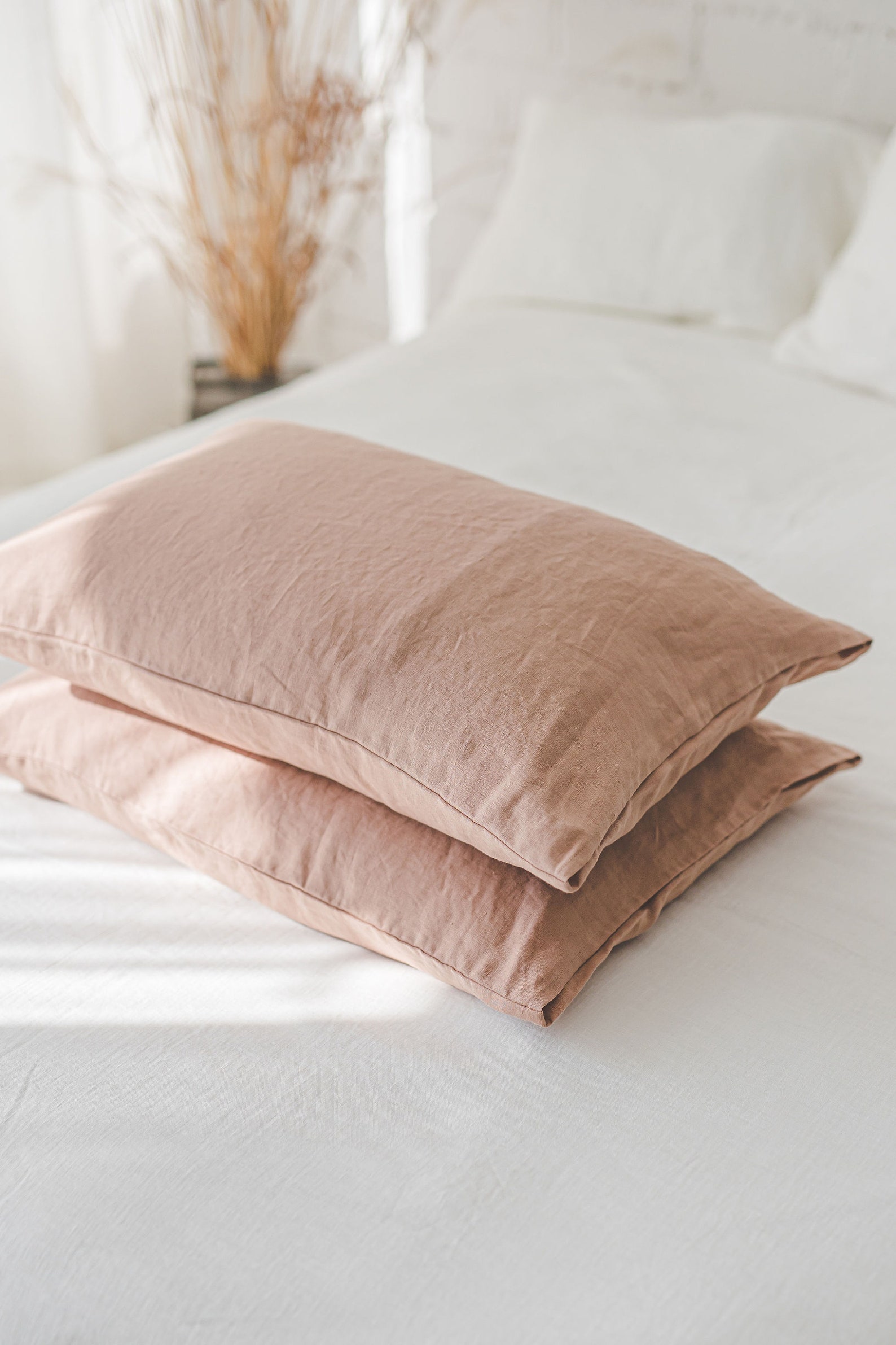 Luxurious Linen Pillowcase Customize Your Comfort with Softness and Style - Image 4
