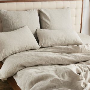 Luxurious Linen Pillowcases Natural Comfort for a Restful Night’s Sleep