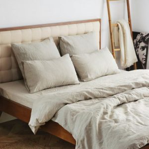 Luxurious Linen Pillowcases Natural Comfort for a Restful Night’s Sleep