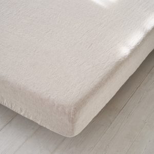 Luxurious Stone Washed Linen Fitted Bed Sheet A Mother’s Day Item of Comfort and Style
