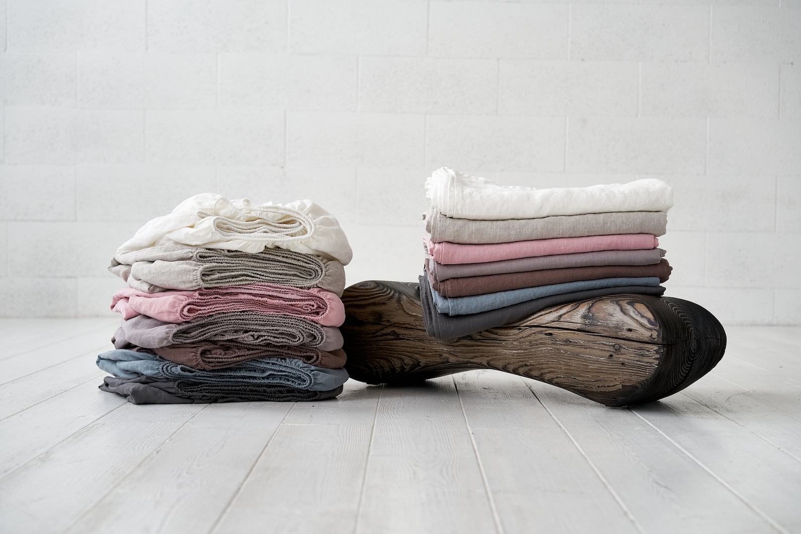 Luxurious Stone Washed Linen Fitted Bed Sheet A Mother’s Day Item of Comfort and Style - Image 2