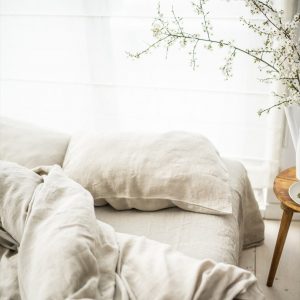Luxurious Stonewashed Linen Duvet Cover Elevate Your Sleep with Natural Comfort