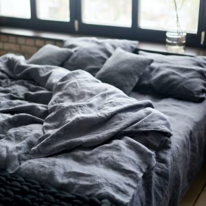 Luxurious Stonewashed Linen Duvet Cover Elevate Your Sleep with Natural Comfort