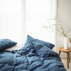 Luxurious Stonewashed Linen Duvet Cover Elevate Your Sleep with Natural Comfort