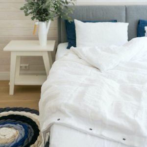 Luxurious Stonewashed Linen Duvet Cover Elevate Your Sleep with Natural Comfort