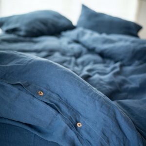 Luxurious Stonewashed Linen Duvet Cover Elevate Your Sleep with Natural Comfort
