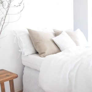 Luxurious Stonewashed Linen Duvet Cover Indulge in the Softness of Nature