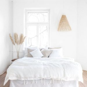 Luxurious Stonewashed Linen Duvet Cover Indulge in the Softness of Nature