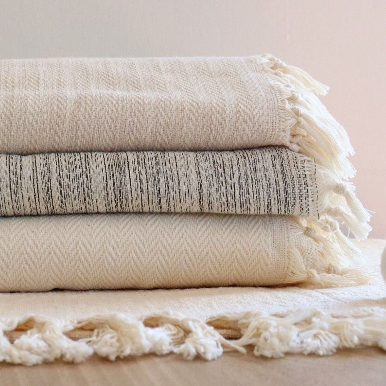 Luxurious Turkish Cotton Bedspread Indulge in Organic Comfort and Boho Charm