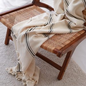 Luxurious Turkish Cotton Bedspread Indulge in Organic Comfort and Boho Charm
