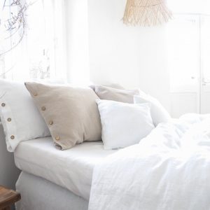 Luxurious White Linen Bedding Elevate Your Sleep with Comfort and Style