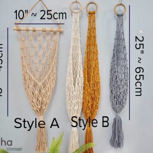 Macrame Hanging Fruit Basket Stylish and Practical Kitchen Storage for Fruits and Vegetables